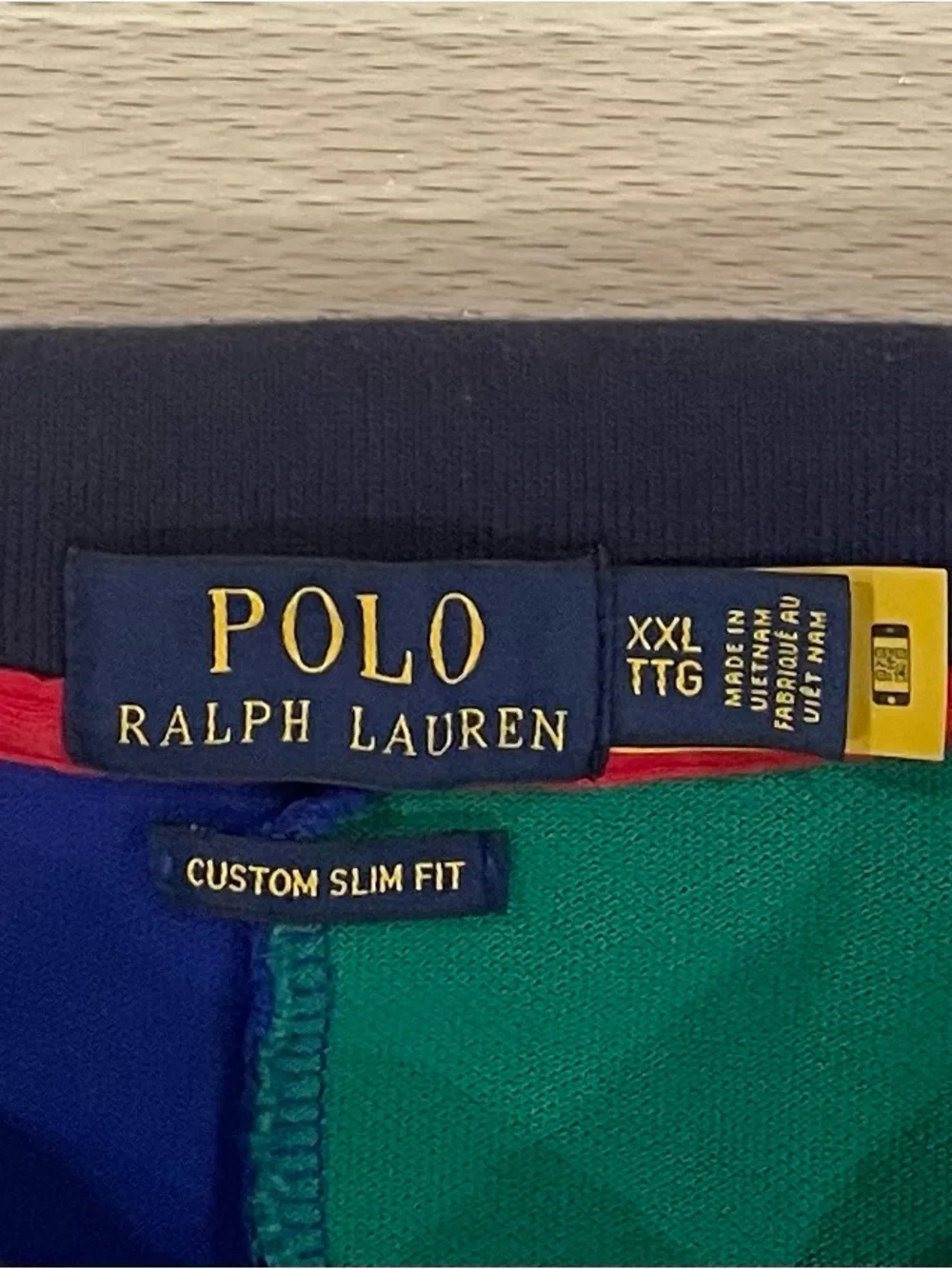 Polo Ralph Lauren Colorblock Big Pony Pique Polo Player Shirt Men’s Size 2XL